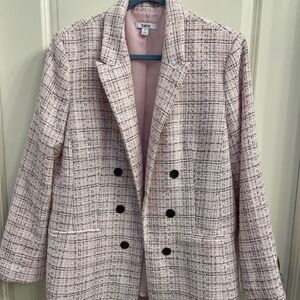 BAR III PINK TWEED BLAZER